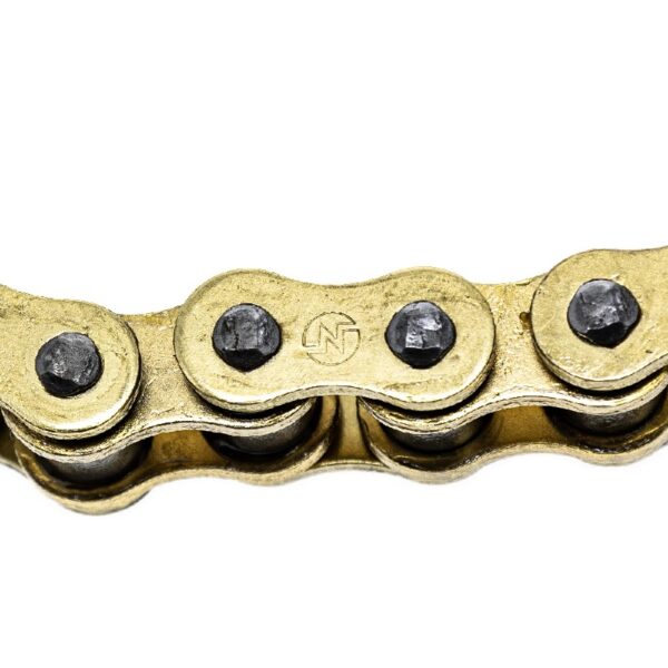 Gold 428 X-Ring Chain 128 Links With Master Link Motorcycle 519-CDC2560H