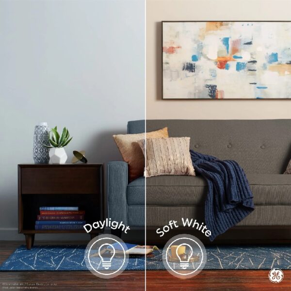 GE LED Light Bulbs, 60 Watt, Soft White, A19 Bulbs, Medium Base, Frosted Finish, 9yr, 12 pack