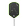Paddle withRaw Carbon Fiber Surface and PP Honeycomb Core , Pickle Ball Racket Designed for Spin and Consistency,Green