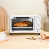 4 Slice Countertop Toaster Oven with 3 Settings, includes Baking Rack and Pan, Black, New