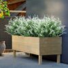 RECUTMS 20 Bundles Outdoor Artificial Plant UV Resistant Fake Plants, Faux Plastic Greenery for Indoor Outside Hanging Plants Garden Porch Window(White)