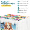 Artist Concepts Double Ended Alcohol Markers Dual Tip Artist Markers with Case Organizer, White, 120 Pack