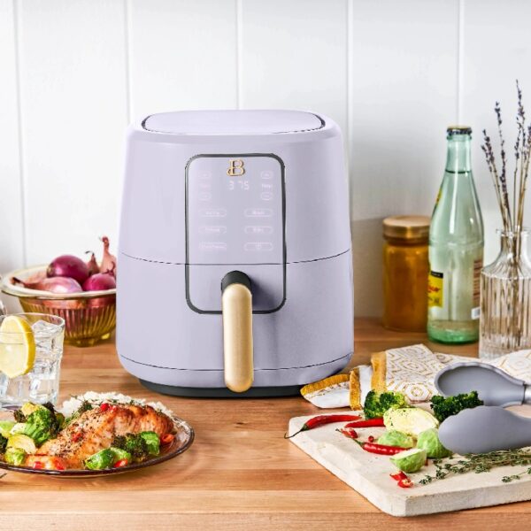 3 Qt Air Fryer with TurboCrisp Technology, White Icing by Drew Barrymore