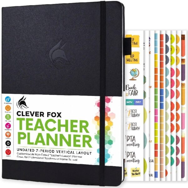 Clever Fox Teacher Planner - Mystic Blue