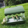 1pc Acrylic Bird Cage With Bird Bag, Parrot Outdoor Ornamental Bird Cage, Can Be Carried Outdoors, Bird Supplies