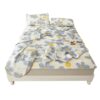 Soft, Breathable & Skin-Friendly Latex Pad with 2 Pillowcases, 150x200cm/59.1x78.7in Summer Cooling Mattress Topper