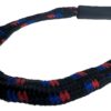 Marine Boat Pontoon Kayak PWC Jet Ski Bungee Dock Line Mooring Rope 4'-5.5' with SS316 Snap Hook Salt and Fresh Water Use 2 Pack (Red, Blue & Black)
