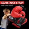 Punching Bag with Boxing Gloves Boxing Bag for Kids Boxing Toy with Adjustable Stand for Boys and Girls Color Black and Red