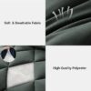 3 Pieces Bed in a Bag Comforter Set Duvet Insert,Reversible,Red/Black,Full Size Comforter Set-200GSM