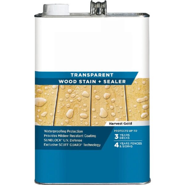 WaterGuard 1 Gallon Sequoia Red Transparent Wood Stain and Sealer