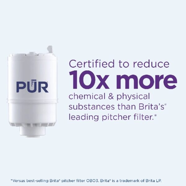 PUR Faucet Mount Water Replacement Filter 3-Pack, 9 Month Supply, RF33753