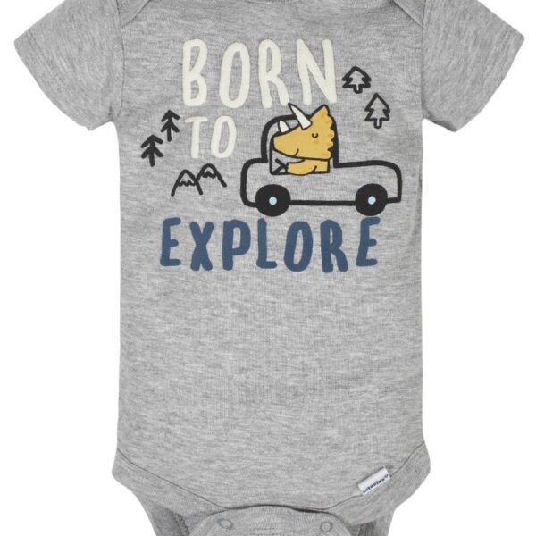 Baby Boy Short Sleeves Onesies Bodysuits, 8-Pack, Sizes Newborn-12M