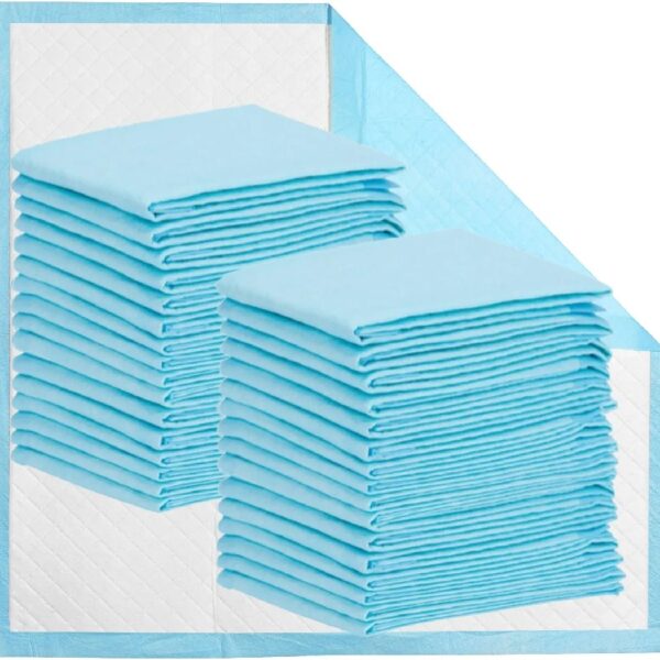 Disposable Underpads 32” x 36” Heavy Absorbency 25 Pack Waterproof Bed Pads and Pee Pads