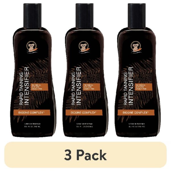 (3 pack) Rapid Tanning Intensifier Lotion, Non-SPF, 8.5 fl. oz