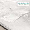 Nestl Set of 3 Absorbent Memory Foam Bath Mat Bathroom Rugs, Gray, Large 20