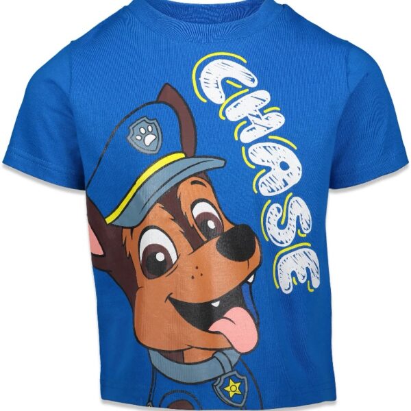 Paw Patrol Chase Marshall Rubble Rocky Toddler Boys 4 Pack T-Shirts Multicolor 4T