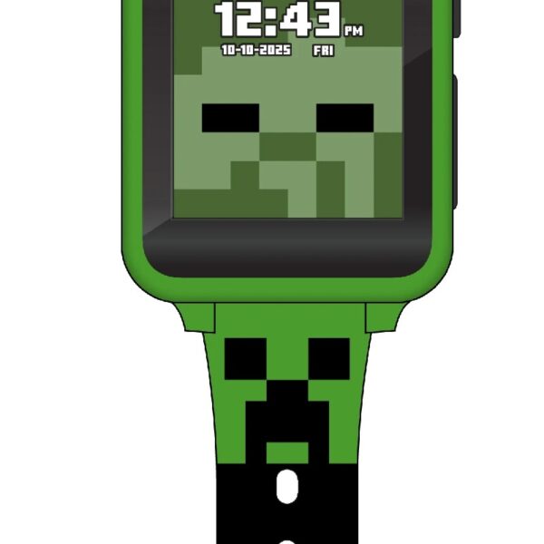 Sega Sonic The Hedgehog iTime Unisex Child Smart Watch with Silicone Strap and Blue Case 42mm