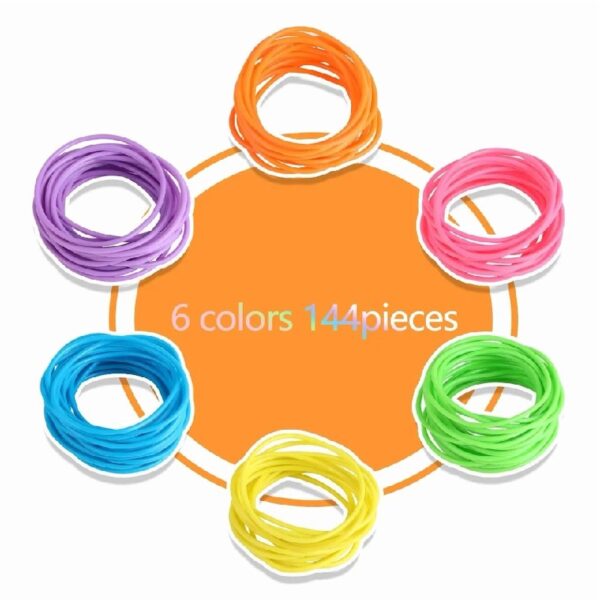 144 Bracelets Neon Jelly Bracelets Rainbow Colors Party Favors Birthday G
