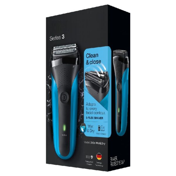 Series 3 Electric Razor for Men, Rechargeable Wet Dry Shaver, 310s