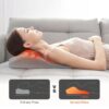 Boriwat Back and Neck Massager with Heat, 3D Deep Tissue Kneading, Shiatsu Back Massage Pillow for Mom Dad