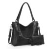 Sendfen Handbags for Women Shoulder Bags Tote Satchel Hobo 4pcs Purse Set