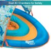 Aqua  Grow-with-Me BabyBoat Pool Float for Infants 6-24 Months, Blue Shark