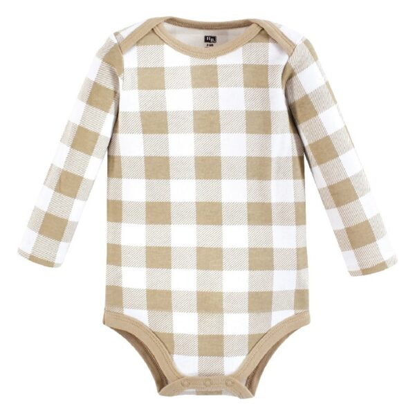 Cotton Long-Sleeve Bodysuits, 5-Pack, Newborn- 24 Months