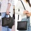 040806028edb4921a1fbb32d01782d65 Women's 3Pcs Purse Handbag Shoulder Bag Tote Satchel Hobo Bag Briefcase Work Bag for Ladies