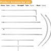 Garfans 7.9FT Wedding Arch  for Birthday Decoration Round Backdrop Stand Circle Balloon Arch Frame Halloween Christmas Parties Garland Stand White