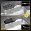 Rear Seat Vent Deflectors for 2014 to 2019 Chevrolet Silverado and GMC Sierra, Directional Air Vent Deflectors for Rear Passenger