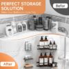 Bathroom Hardware Set, 7 Pieces Bathroom Accessories Set Includes 24