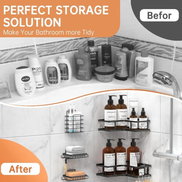 Bathroom Hardware Set, 7 Pieces Bathroom Accessories Set Includes 24