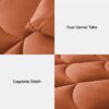 3 Pieces Bed in a Bag Comforter Set Duvet Insert,Reversible,Red/Black,Full Size Comforter Set-200GSM