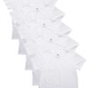 Boys' Eco Blend Crew Undershirt, 5 Pack, Sizes S-XXL