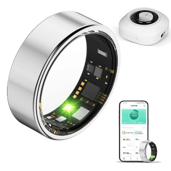 2025 new smart wearable device compatible with Android/iPhone sleep record smart ring 8 sports modes