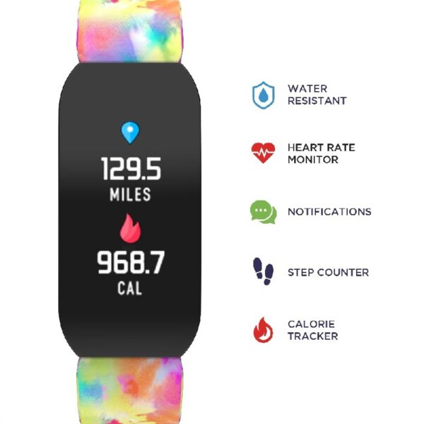 Active Tie Dye Unisex Adult Smartwatch 500206b-51-tdp
