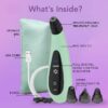 MIO Diamond Tip Microdermabrasion Device, Rechargeable Exfoliator & Pore Extractor