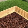 Rubber Mulch - Redwood Color - 40 Pounds
