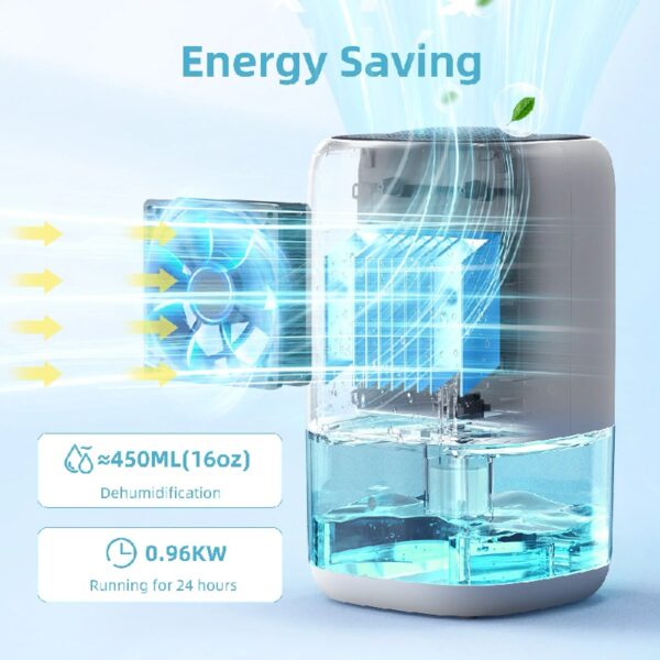 Dehumidifier,280 sq.ft Dehumidifier for Room,35oz Portable Water Tank,Ultra Quiet with Auto Shut Off