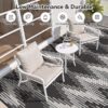 Outdoor Rug 6'x9' Waterproof Patio Rug Reversible Indoor Outdoor Rug Lightweight Plastic Straw Rug for RV Camping Deck Balcony Boho Porch Decor Dark Grey and White
