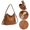 Hobo Bag for Women Crossbody Purse and Handbags Ladies Chic Shoulder Bags, Red