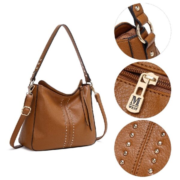 Hobo Bag for Women Crossbody Purse and Handbags Ladies Chic Shoulder Bags, Red