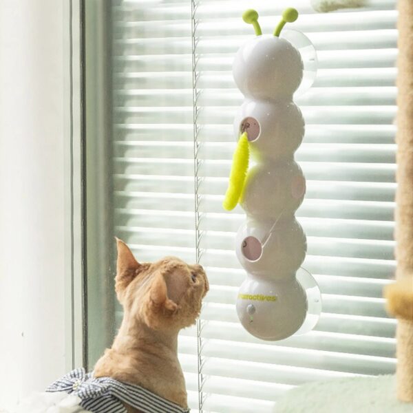 Aodebiao Cat Toy, 2025 Upgraded Caterpillar Smart Cat Toy, Smart Motion Cat Toys with Worm Design, Interactive Caterpillar Cat Toys, Promotes Exercise & Mental Stimulation