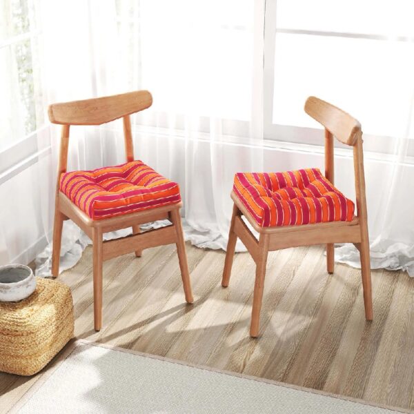 2 PCS 21'' x 21'' Patio Chair Seat Cushion Pads Indoor/Outdoor Turquoise