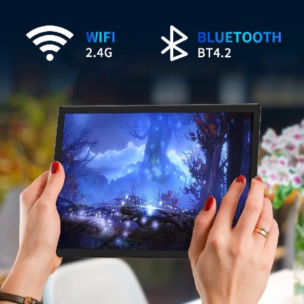 A10 Tablet 10.1 inch Tablets with Case,4GB RAM Cortex-A7 Quad-Core Processor,1280x800 IPS HD Touchscreen 8MP Camera,Bluetooth,WiFi(Gray)