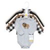 Cotton Long-Sleeve Bodysuits, 7-Pack, Preemie-24 Months
