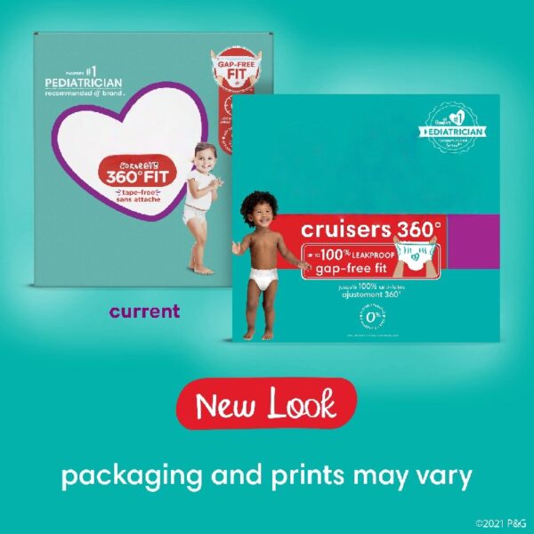 Cruisers 360 Pull-on Baby Diapers Size 7, 44 Count (Select for More Options)