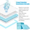Disposable Underpads 32” x 36” Heavy Absorbency 25 Pack Waterproof Bed Pads and Pee Pads