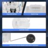 Electric Fuel Pump Module Assembly w/Sending Unit Replacement for Dodge Magnum Charger Challenge for Chrysler 300 V6 2.7L 3.5L V8-5.7L E7241M Fits select: 2005-2006 CHRYSLER 300C TOURING