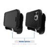 Rugged Phone Case with Holster for iPhone 16 Pro Max - Black